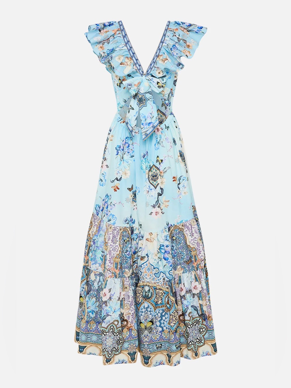 Camilla beautiful Tiered Dress With Neck Frill Al Manial Palace Memoirs - Picture 15 of 15